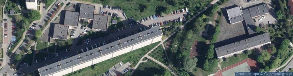 Zdjęcie satelitarne Turystyczna ul.