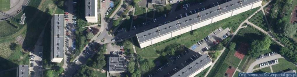 Zdjęcie satelitarne Turystyczna ul.
