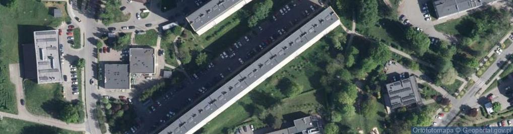 Zdjęcie satelitarne Turystyczna ul.
