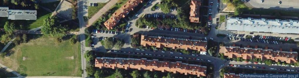 Zdjęcie satelitarne Turniejowa ul.