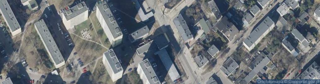 Zdjęcie satelitarne Tuszyńska ul.