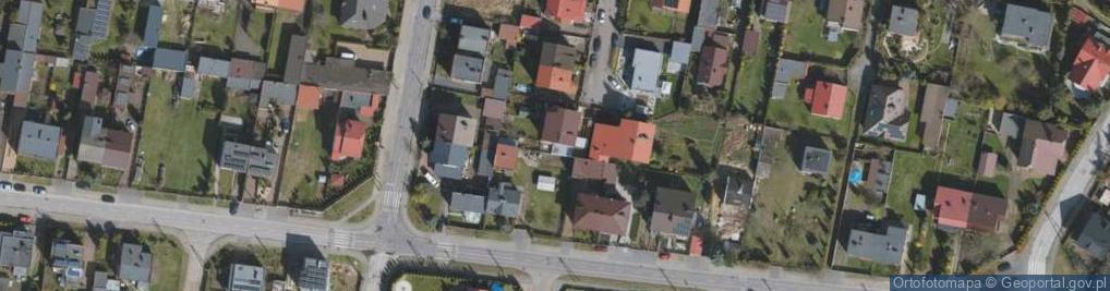 Zdjęcie satelitarne Tulipanowa ul.