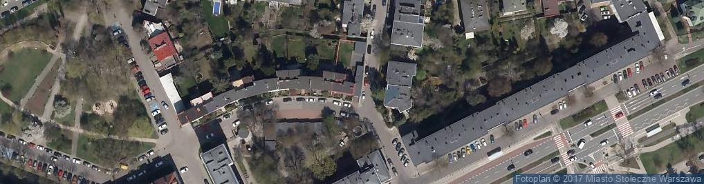 Zdjęcie satelitarne Tucholska ul.