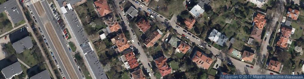 Zdjęcie satelitarne Tucholska ul.