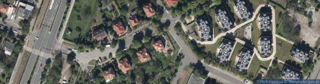 Zdjęcie satelitarne Turniejowa ul.