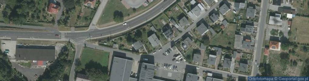 Zdjęcie satelitarne Tysiąclecia ul.