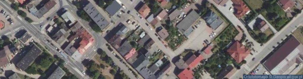 Zdjęcie satelitarne Tylna ul.