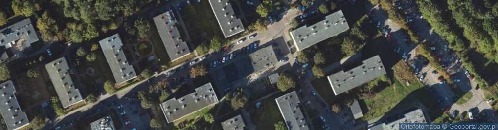 Zdjęcie satelitarne Tysiąclecia ul.