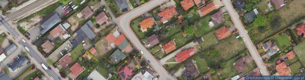 Zdjęcie satelitarne Tylna ul.