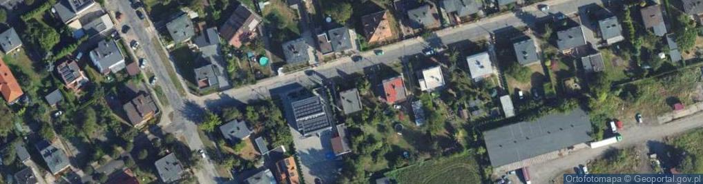Zdjęcie satelitarne Tysiąclecia ul.