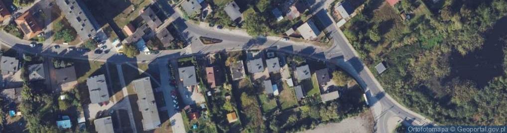 Zdjęcie satelitarne Tysiąclecia ul.