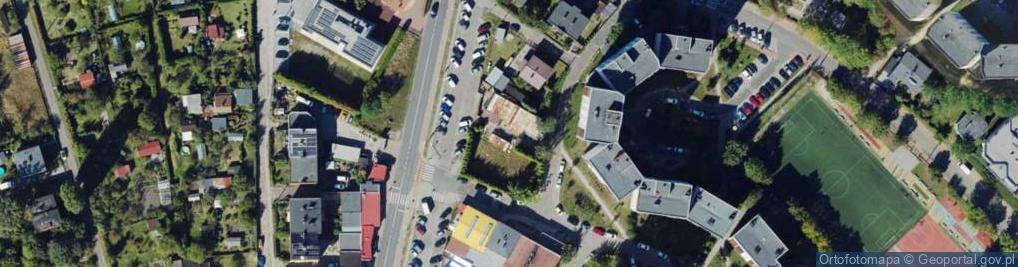 Zdjęcie satelitarne Tylna ul.