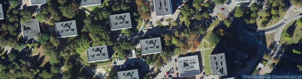 Zdjęcie satelitarne Tysiąclecia ul.