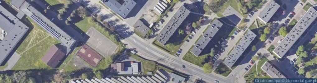 Zdjęcie satelitarne Tysiąclecia ul.