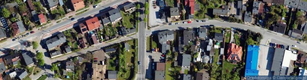 Zdjęcie satelitarne Tylna ul.