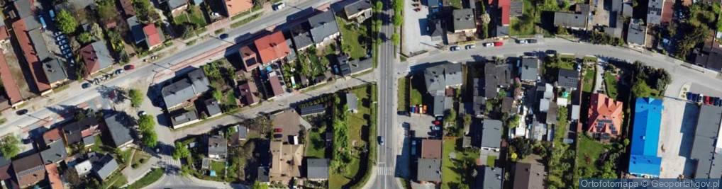 Zdjęcie satelitarne Tylna ul.