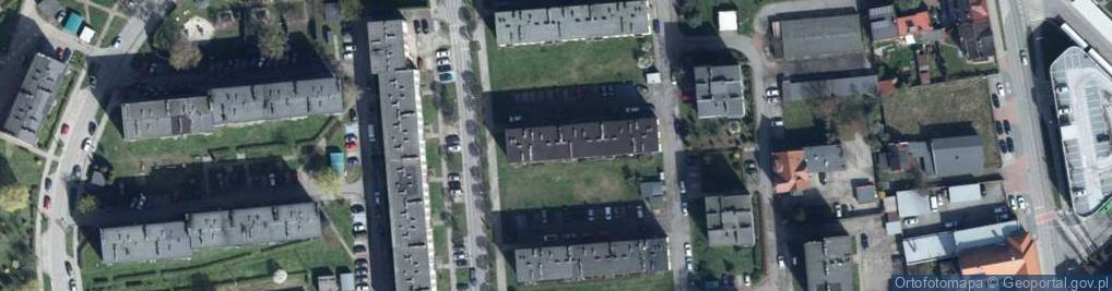 Zdjęcie satelitarne Tysiąclecia ul.