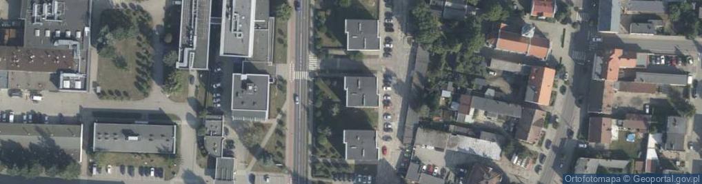 Zdjęcie satelitarne Tysiąclecia ul.