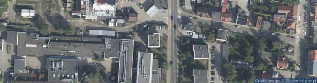 Zdjęcie satelitarne Tysiąclecia ul.