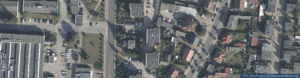 Zdjęcie satelitarne Tysiąclecia ul.