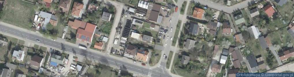 Zdjęcie satelitarne Tysiąclecia ul.