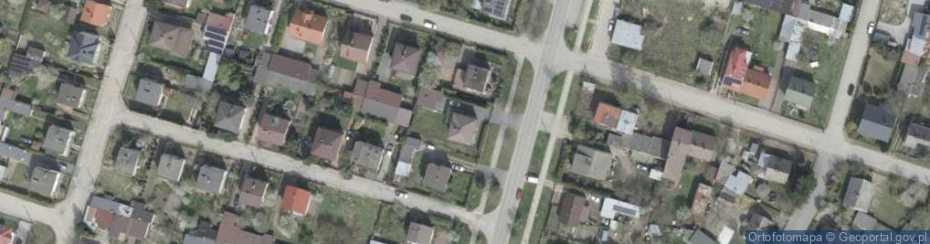 Zdjęcie satelitarne Tysiąclecia ul.