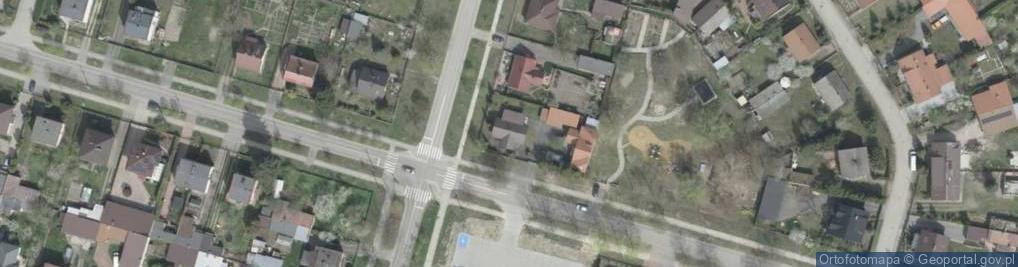 Zdjęcie satelitarne Tysiąclecia ul.