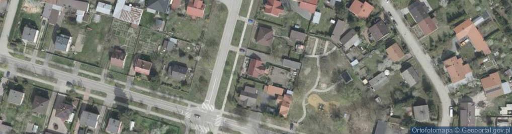 Zdjęcie satelitarne Tysiąclecia ul.