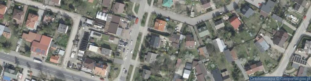 Zdjęcie satelitarne Tysiąclecia ul.
