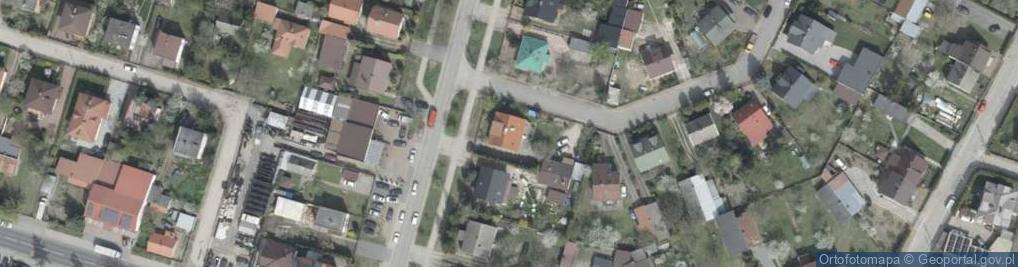 Zdjęcie satelitarne Tysiąclecia ul.