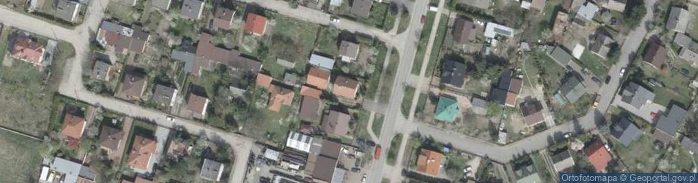 Zdjęcie satelitarne Tysiąclecia ul.