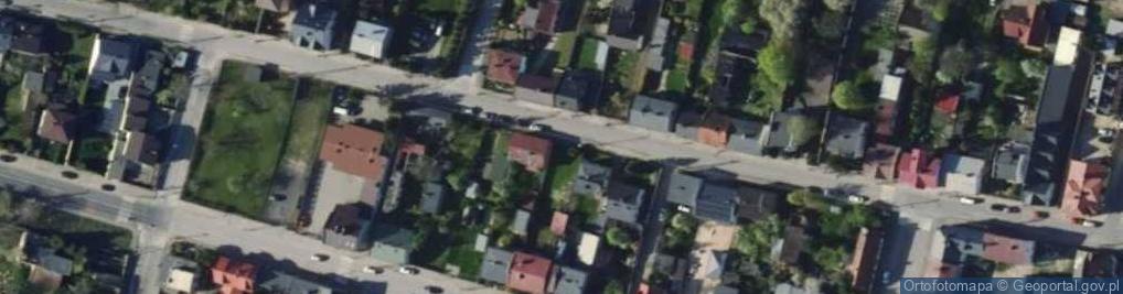 Zdjęcie satelitarne Tylna ul.
