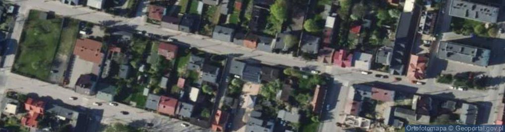 Zdjęcie satelitarne Tylna ul.