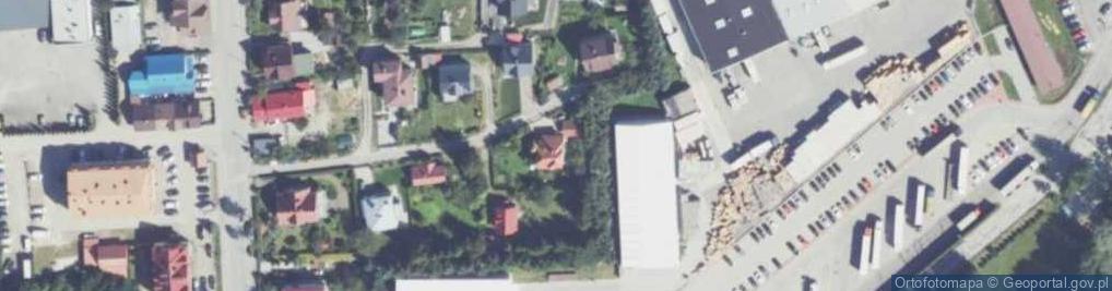 Zdjęcie satelitarne Tymbark ul.