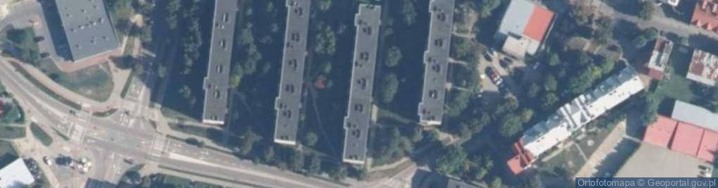 Zdjęcie satelitarne Tysiąclecia Państwa Polskiego ul.