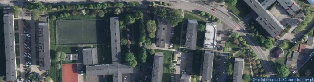 Zdjęcie satelitarne Tysiąclecia ul.