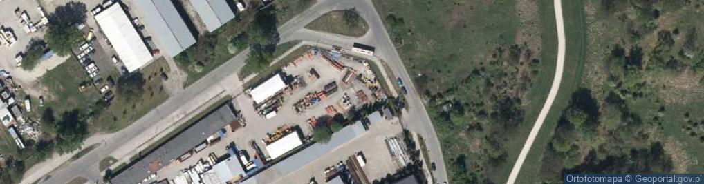 Zdjęcie satelitarne Tyska ul.