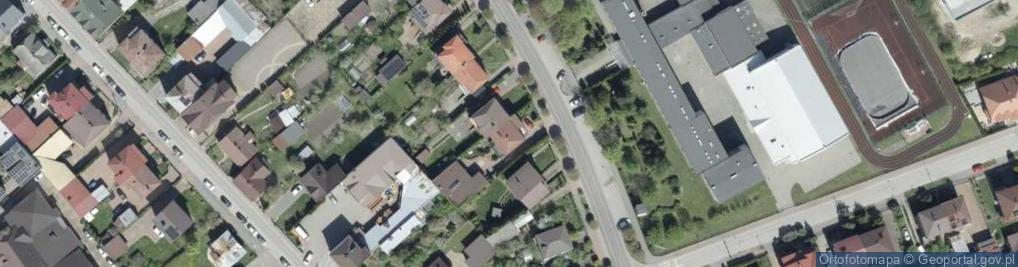 Zdjęcie satelitarne Tysiąclecia ul.