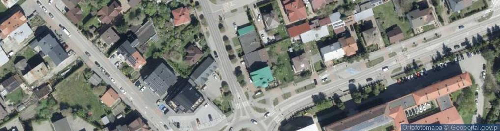 Zdjęcie satelitarne Tysiąclecia ul.