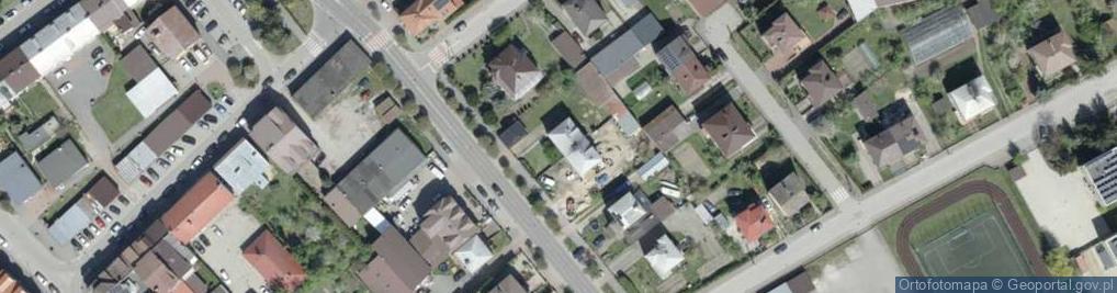 Zdjęcie satelitarne Tysiąclecia ul.