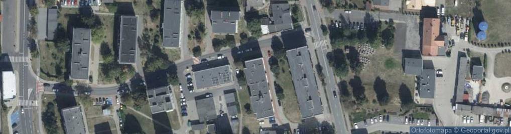 Zdjęcie satelitarne Tysiąclecia ul.