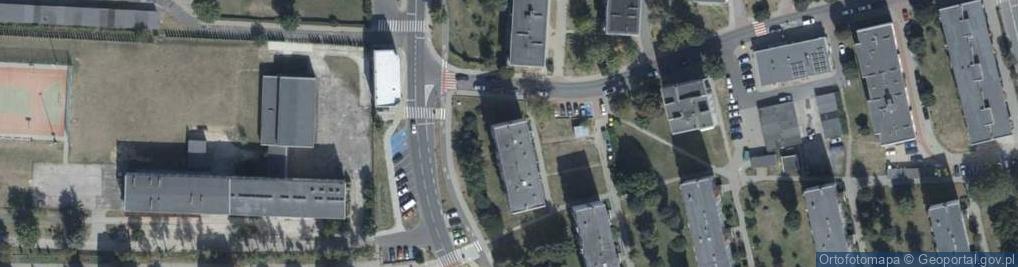 Zdjęcie satelitarne Tysiąclecia ul.