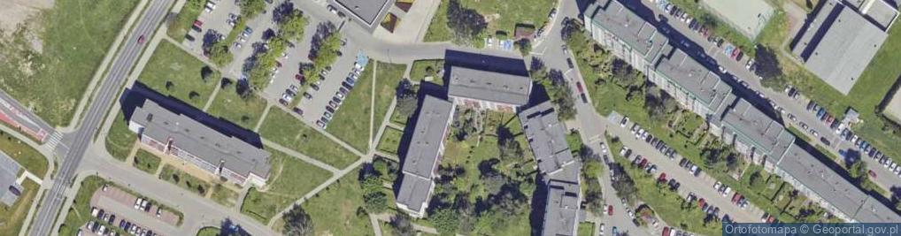 Zdjęcie satelitarne Uczniowska ul.
