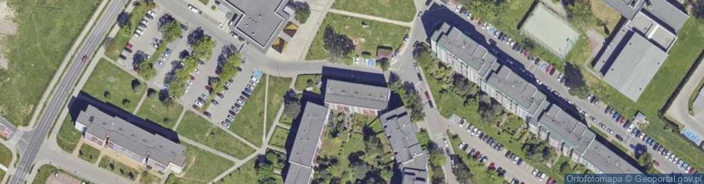 Zdjęcie satelitarne Uczniowska ul.