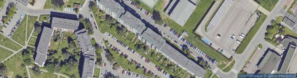 Zdjęcie satelitarne Uczniowska ul.