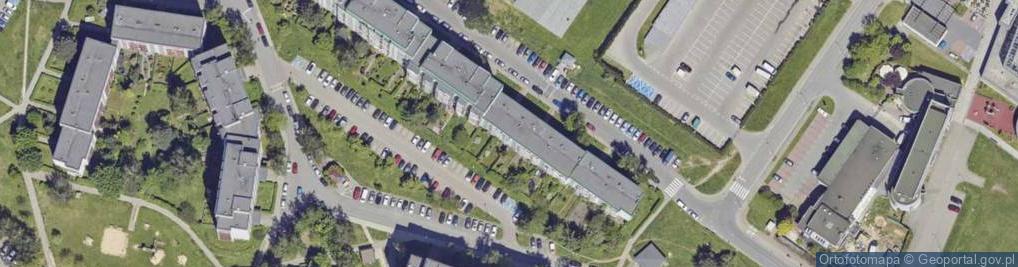 Zdjęcie satelitarne Uczniowska ul.