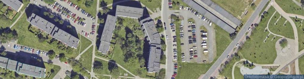 Zdjęcie satelitarne Uczniowska ul.