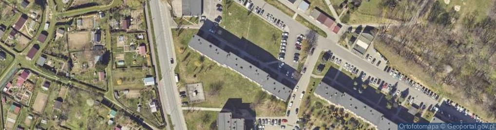 Zdjęcie satelitarne Udzieli Seweryna ul.