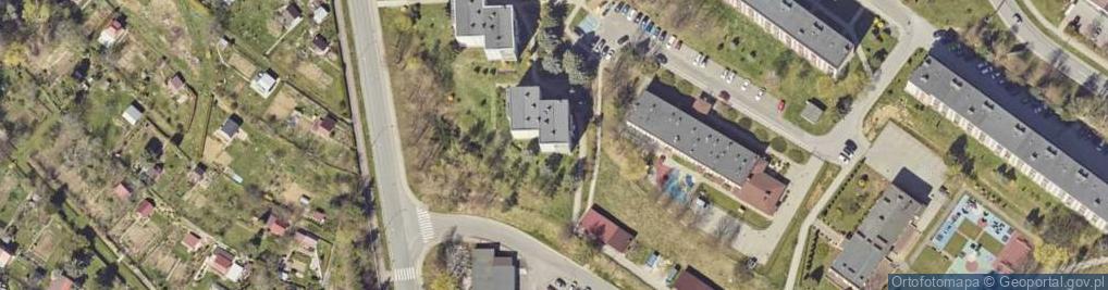 Zdjęcie satelitarne Udzieli Seweryna ul.
