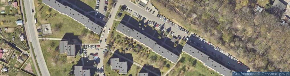 Zdjęcie satelitarne Udzieli Seweryna ul.
